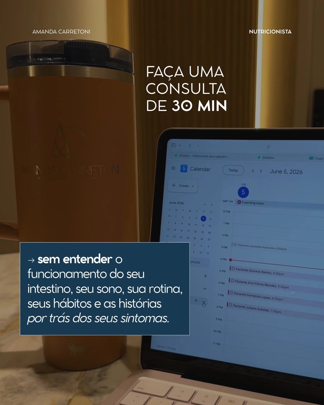 Dra. Amanda Carretoni · Eu não quero ser sua nutricionista se…, 2 de 6