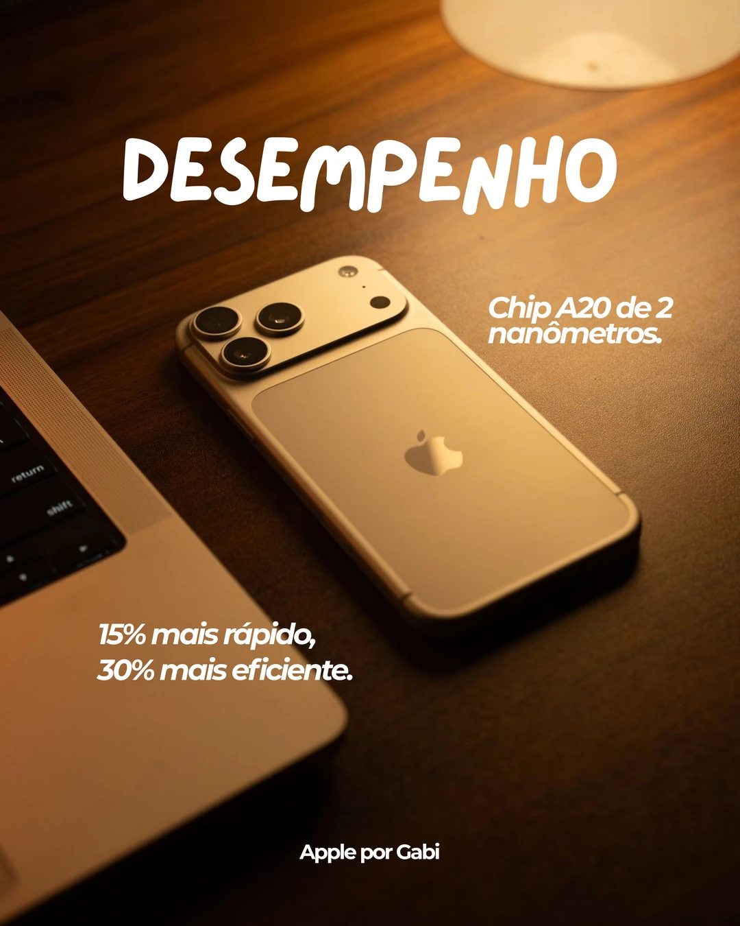 Apple por Gabi · Lançamento iPhone 18, 4 de 7