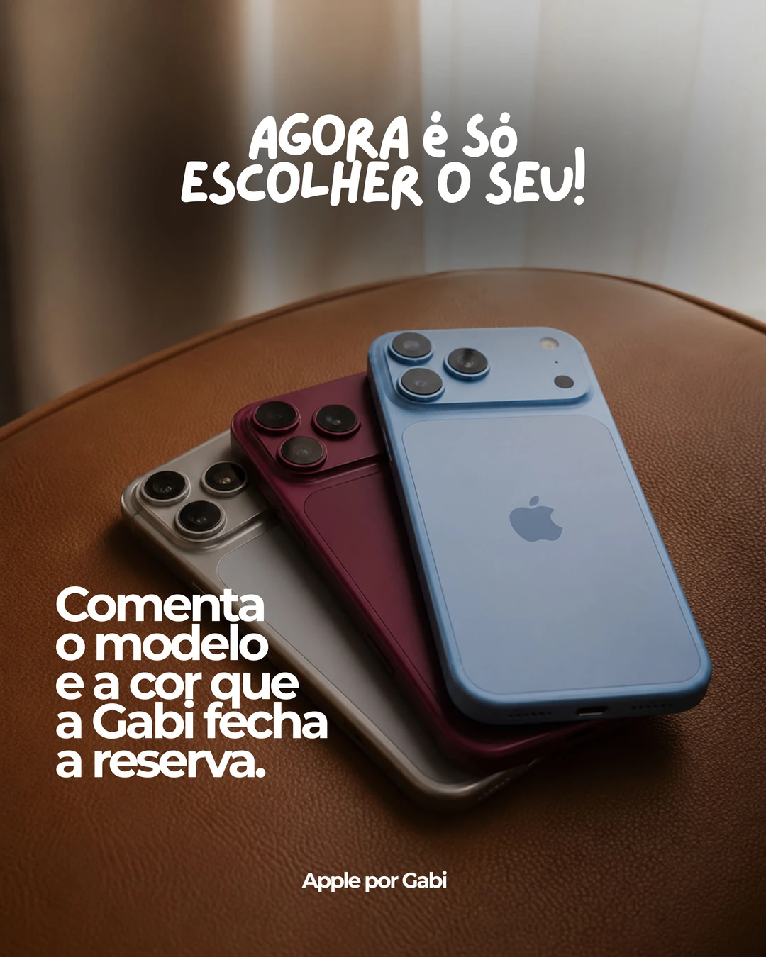 Apple por Gabi · Lançamento iPhone 18, 7 de 7