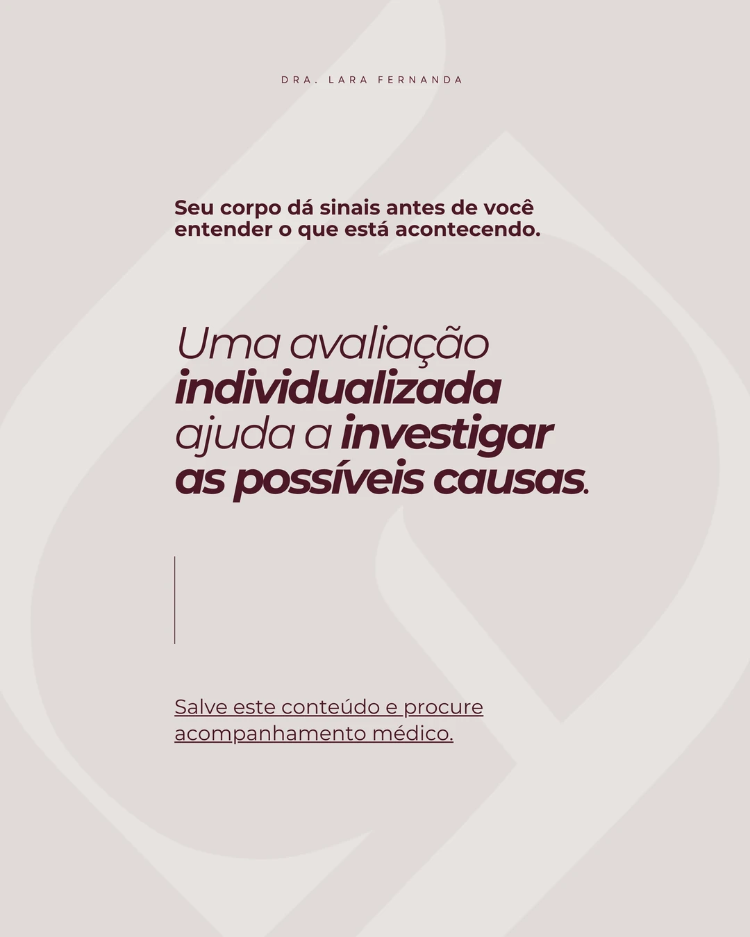 Dra. Lara Fernanda · Você não está apenas sem energia, 6 de 6