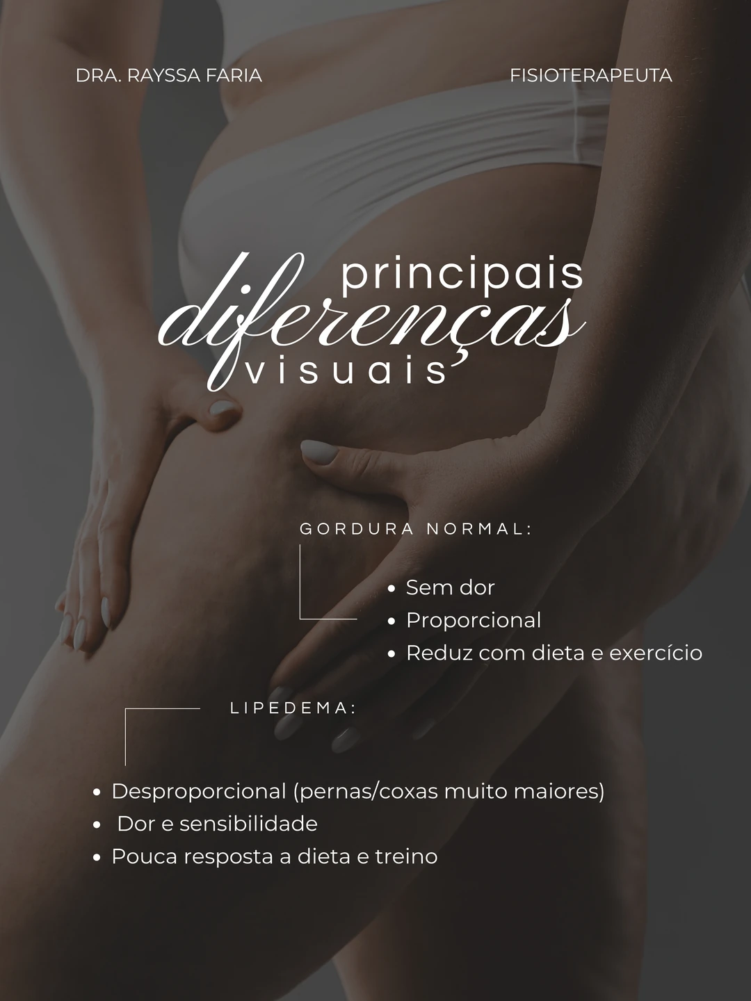Dra. Rayssa Faria · Lipedema x gordura, 4 de 6