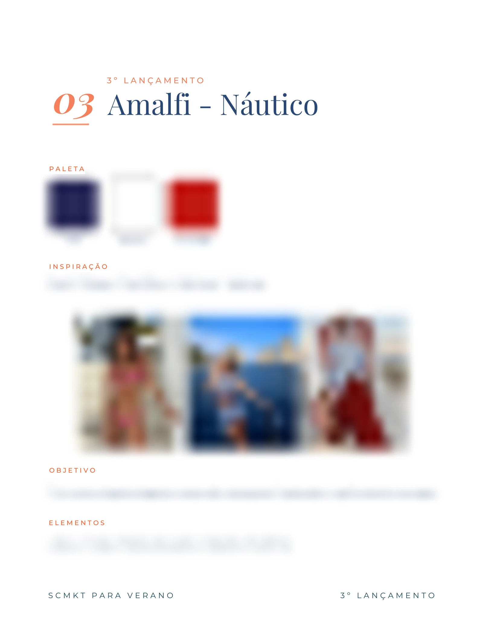 Cinco cápsulas, um verão inteiro: página 5 de 9, Cápsula 03 · Amalfi · Náutico